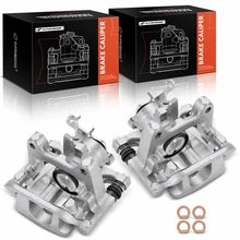 2 Pcs Rear Brake Caliper with Bracket