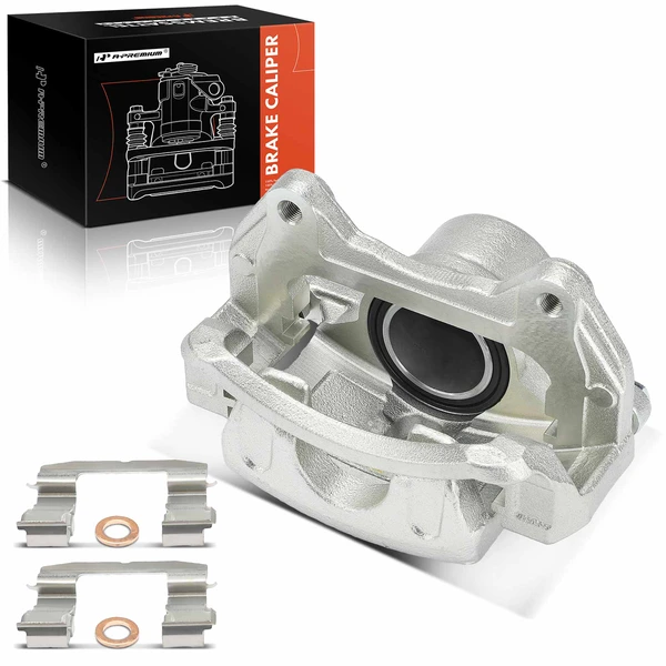 1-PC Brake Caliper, Front Right Passenger Side, 1-Piston, A-Premium APBC2267