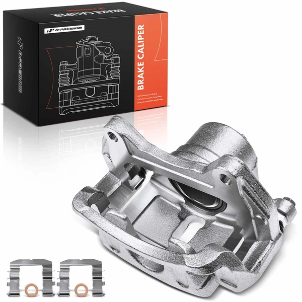 1-PC Brake Caliper, Front Left Driver Side, 1-Piston, A-Premium APBC2268