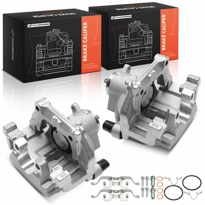 Pair Rear Brake Calipers with Bracket