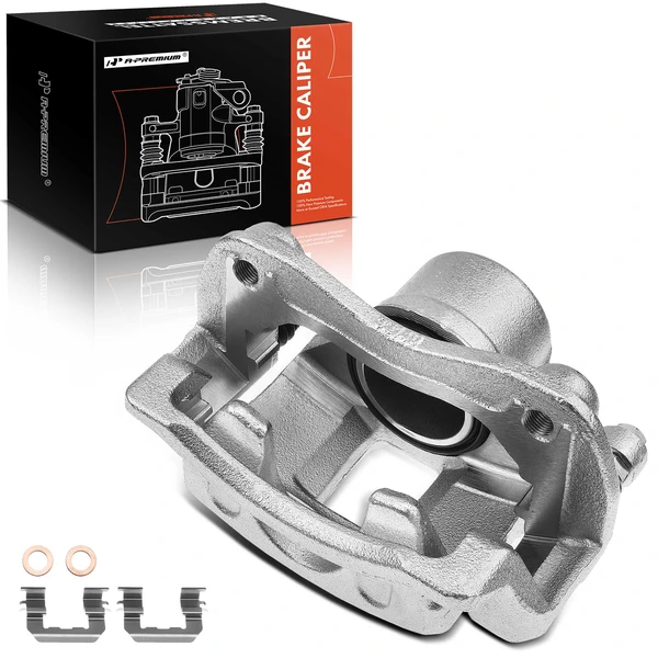 1-PC Brake Caliper, Front Right Passenger Side, 1-Piston, A-Premium APBC3104