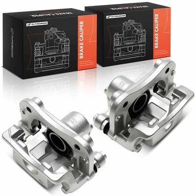 2 Pcs Rear Driver & Passenger Brake Caliper with Bracket