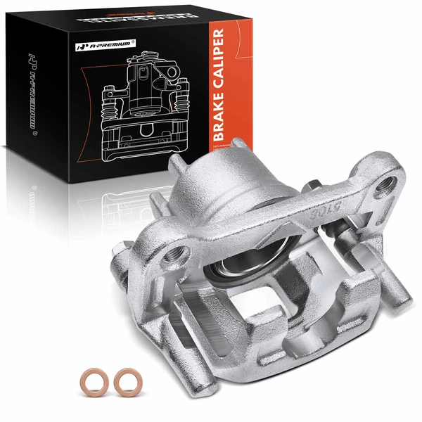 1-PC Brake Caliper, Front Left Driver Side, 1-Piston, A-Premium APBC3107