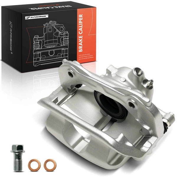 1-Pc Brake Caliper Front Left Driver Side 1-Piston A-Premium APBC4672