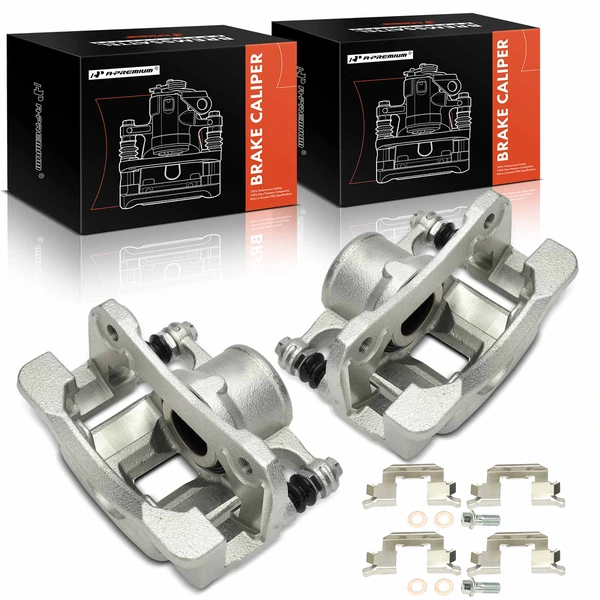 2-PC Brake Caliper, Front Driver & Passenger, 1-Piston, A-Premium APBC4361