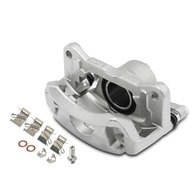 Front Passenger Disc Brake Caliper with bracket