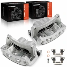 2 Pcs Front Brake Caliper with Bracket