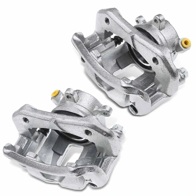 2 Pcs Front Brake Caliper with Bracket