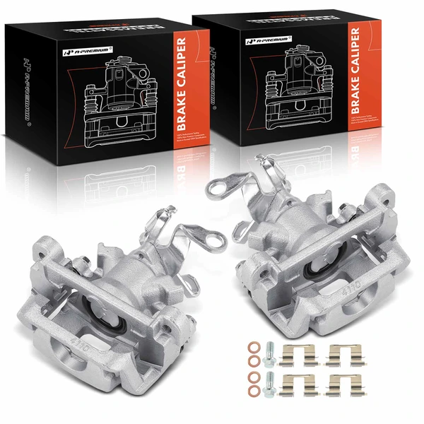 2-PC Brake Caliper, Rear Driver & Passenger, 1-Piston, A-Premium APBC4243