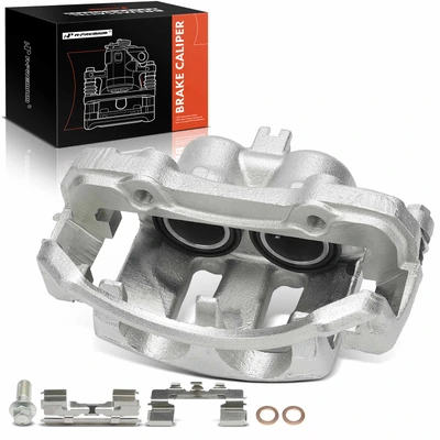 Front Passenger Disc Brake Caliper with Bracket
