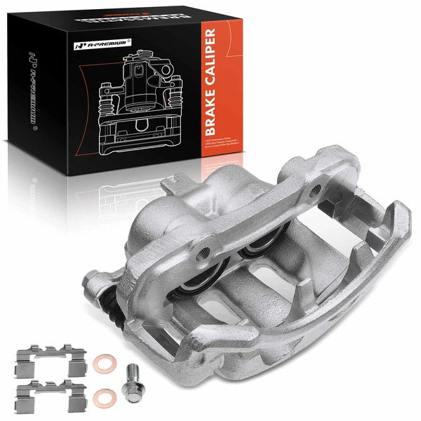 1986-1989 Nissan D21 1-Pc Brake Caliper Front Left Driver Side 2-Piston A-Premium APBC2277