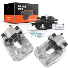 6 Pcs Rear Brake Calipers & Ceramic Brake Pads