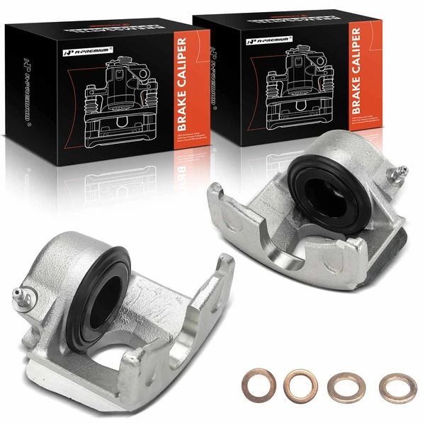 2-PC Brake Caliper, Front Driver & Passenger, 1-Piston, A-Premium APBC4137