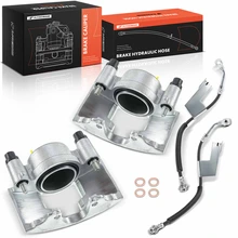 1996-2001 GMC Savana 3500 4pc Brake Caliper & Brake Hydraulic Hose A-Premium APBC4797