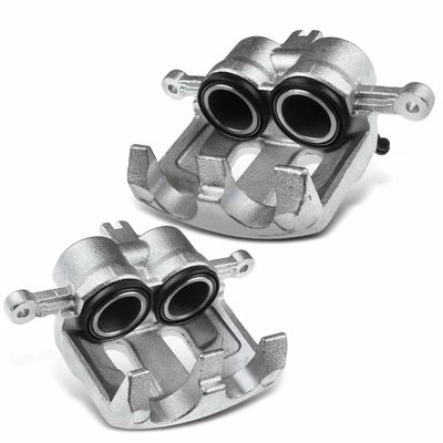 2 Pcs Front Disc Brake Calipers without Bracket