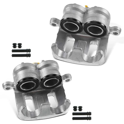 2 Pcs Front Disc Brake Calipers without Bracket