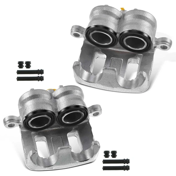 2001-2006 Mitsubishi Montero 2-Pc Brake Caliper Front Driver & Passenger 2-Piston A-Premium APBC1509