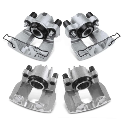 4 Pcs Front & Rear Disc Brake Calipers