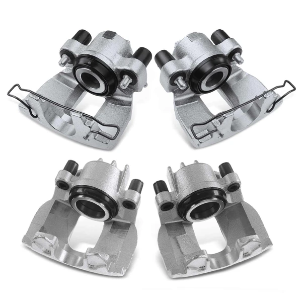 4-PC Brake Caliper, Front & Rear, 1-Piston, A-Premium APBC2509