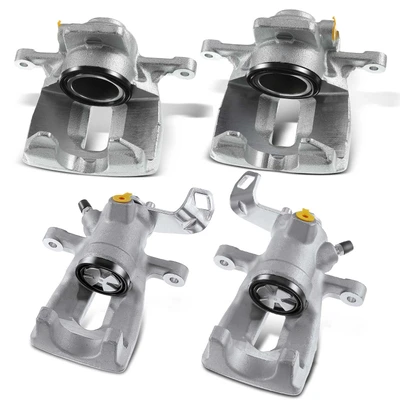 4 Pcs Front & Rear Disc Brake Calipers