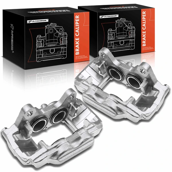 2-Pc Brake Caliper Front Driver & Passenger 4-Piston A-Premium APBC2280