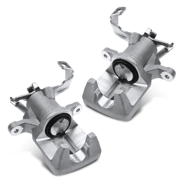 2016-2017 Mini Cooper Clubman 2-Pc Brake Caliper Rear Driver & Passenger 1-Piston A-Premium APBC2880