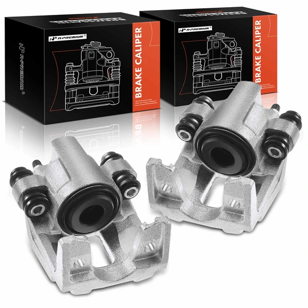 2003-2007 Jeep Liberty 2-Pc Brake Caliper Rear Driver & Passenger 1-Piston A-Premium APBC0242
