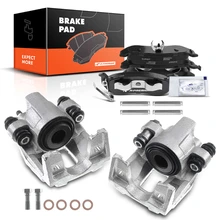 6 Pcs Rear Brake Calipers & Ceramic Brake Pads