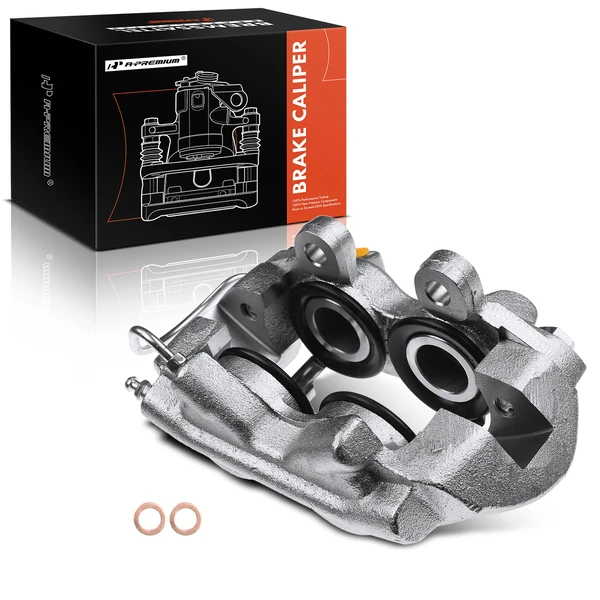 1965-1966 Ford Mustang 1-Pc Brake Caliper Front Left Driver Side 4-Piston A-Premium APBC0347