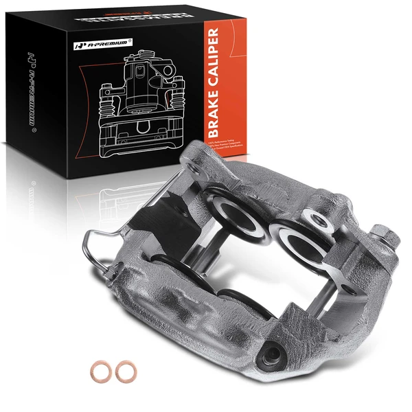 1965-1967 Ford Custom 500 1-Pc Brake Caliper Front Left Driver Side 4-Piston A-Premium APBC0891