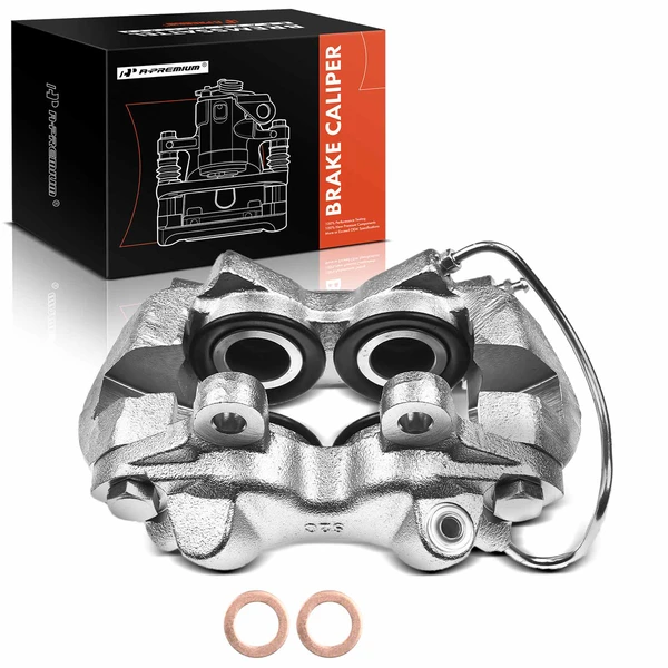 1-PC Brake Caliper, Front Left Driver Side, 4-Piston, A-Premium APBC2311