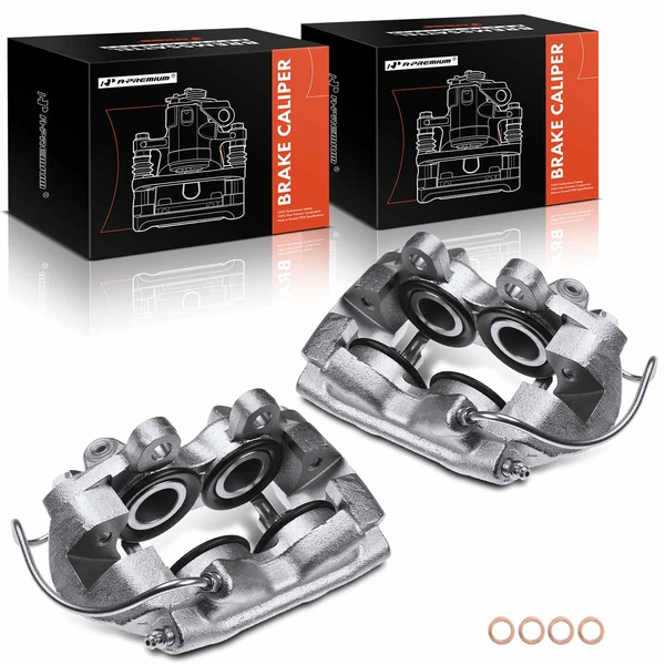 2-PC Brake Caliper, Front Driver & Passenger, 4-Piston, A-Premium APBC2312