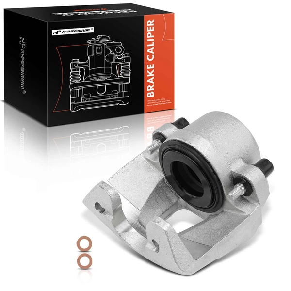 1-PC Brake Caliper, Front Left Driver Side, 1-Piston, A-Premium APBC4262