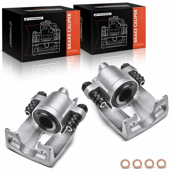 2003-2004 Dodge Dakota 2-Pc Brake Caliper Rear Driver & Passenger 1-Piston A-Premium APBC2327