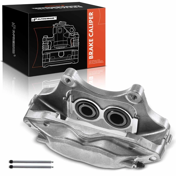 1-PC Brake Caliper, Front Left Driver Side, 4-Piston, A-Premium APBC0759