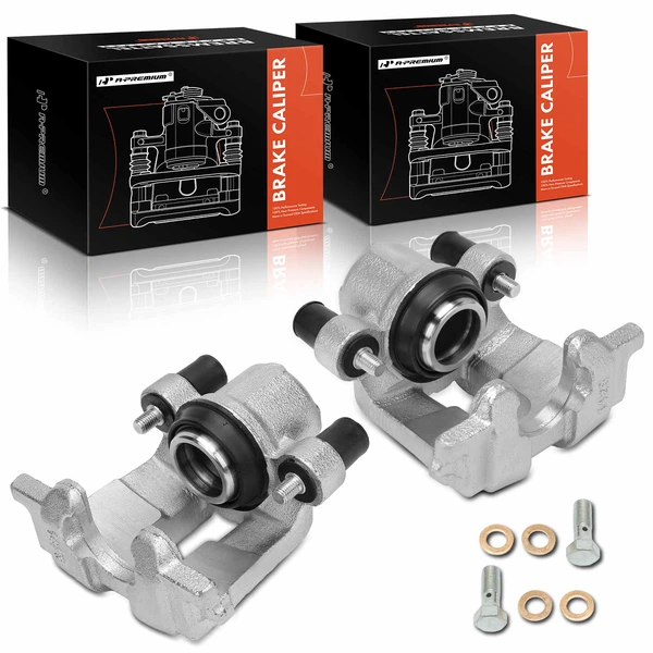 2-Pc Brake Caliper Rear Driver & Passenger 1-Piston A-Premium APBC1212