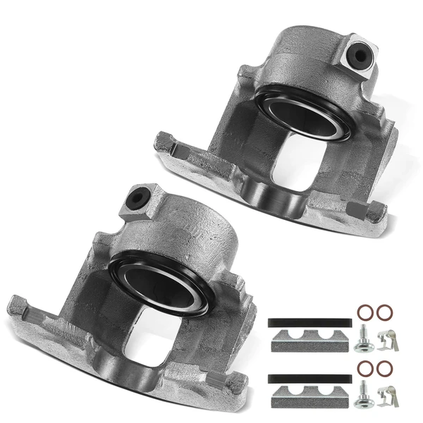 2-PC Brake Caliper, Front Driver & Passenger, 1-Piston, A-Premium APBC1371
