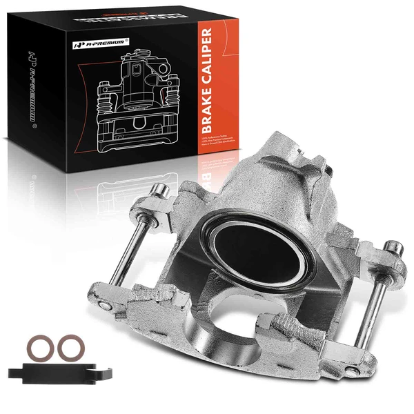1-PC Brake Caliper, Front Left Driver Side, 1-Piston, A-Premium APBC0564