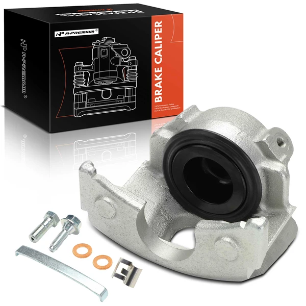 1-PC Brake Caliper, Front Left Driver Side, 1-Piston, A-Premium APBC4390