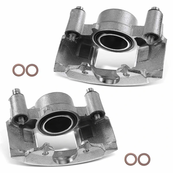 1985-1990 Cadillac DeVille 2-Pc Brake Caliper Front Driver & Passenger 1-Piston A-Premium APBC1340