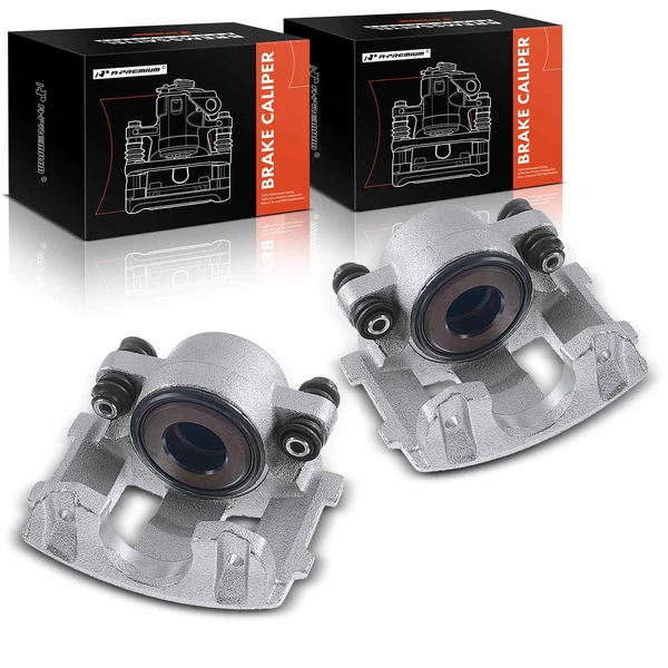 1990-2006 Jeep Wrangler 2-Pc Brake Caliper Front Driver & Passenger 1-Piston A-Premium APBC0532
