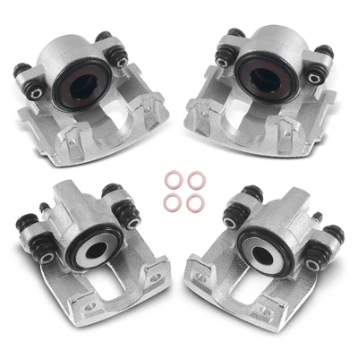 4 Pcs Front & Rear Disc Brake Calipers