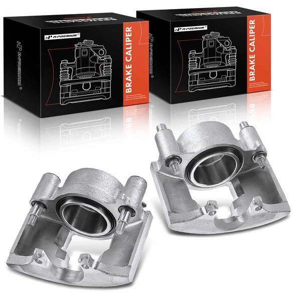 1990-2000 Chevrolet K3500 2-Pc Brake Caliper Front Driver & Passenger 1-Piston A-Premium APBC0570