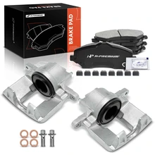 6 Pcs Front Brake Calipers & Ceramic Brake Pads