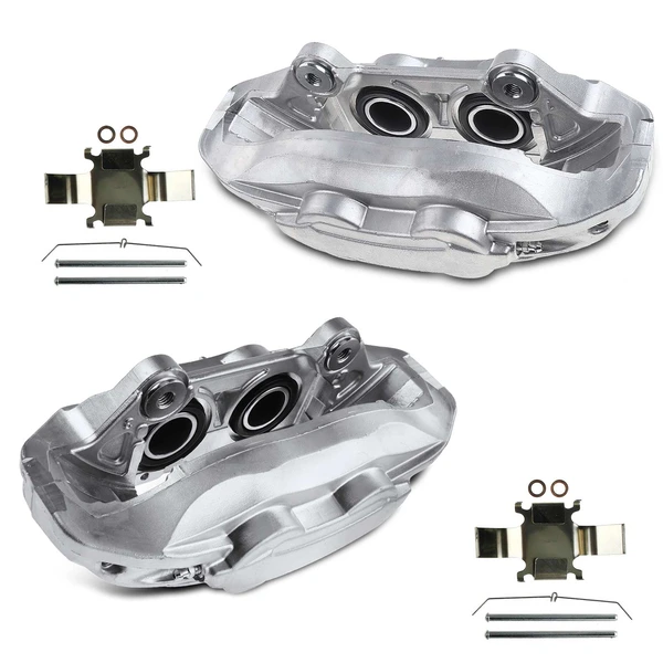 2015-2021 Ford Mustang 2-Pc Brake Caliper Front Driver & Passenger 4-Piston A-Premium APBC3404
