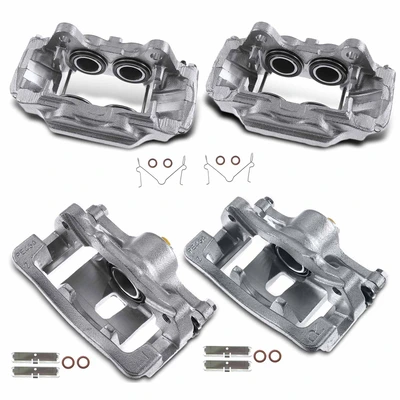 4 Pcs Front & Rear Disc Brake Calipers