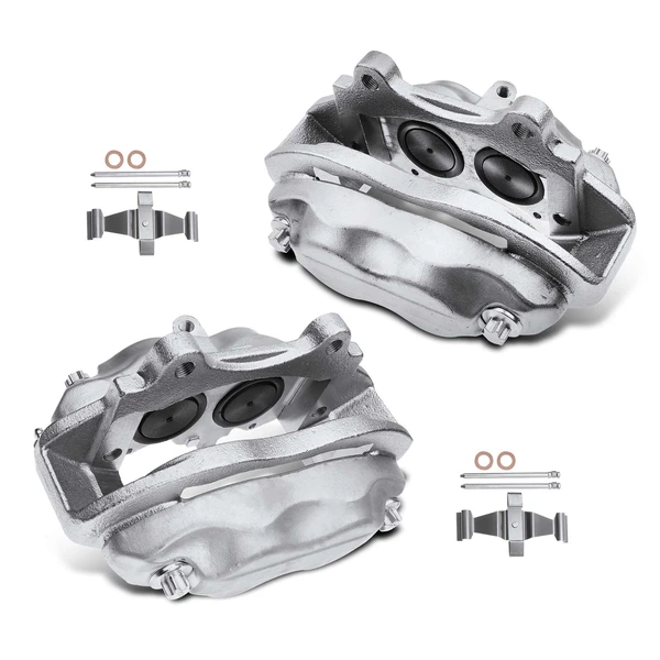 2 -Pc Brake Caliper Front Driver & Passenger 4-Piston A-Premium APBC1188