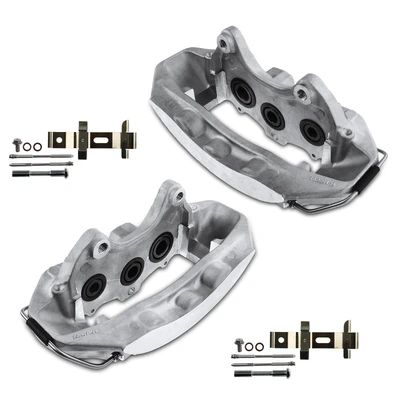 2 Pcs Front Disc Brake Calipers without Bracket