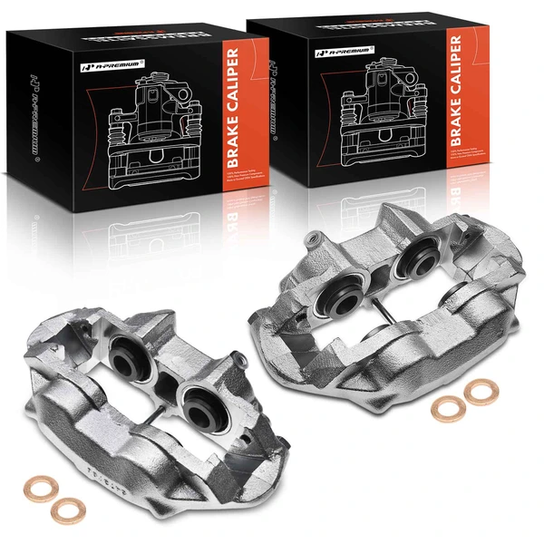 2-PC Brake Caliper, Front Driver & Passenger, 4-Piston, A-Premium APBC2333