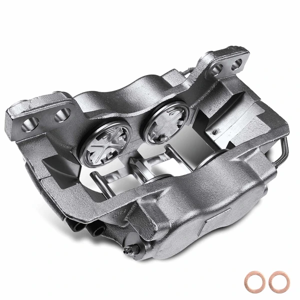 1-PC Brake Caliper, Rear Right Passenger Side, 4-Piston, A-Premium APBC2340